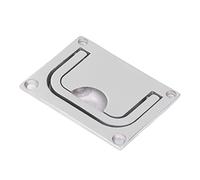 Rjrjc Anneau de Bateau, poignée de Couvercle de Pont de Levage affleurant, Miroir carré en Acier Inoxydable 316 pour Portes d'accès de navires, Portes de Console Centrale, unités de (Chat*Ensemble)