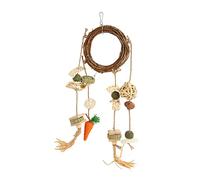 Rjrjc Article Suspendu pour Cage de Lapin, avec Un Paquet de Crochets en matériaux métalliques, pour Suspension dans des Cages d'animaux, fabriqué à partir de Fibres végétales, Comprend