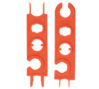 Rjrjc Clé PV 2 pièces clé Orange portative légère PPO PSA | Serrez rapidement les connecteurs photovoltaïques avec cette clé à molette portable légère conçue pour l'installation solaire