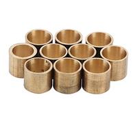 Rjrjc Embout et Embouts en Laiton pour Queue de Billard, 10 pièces, Accessoires durables à Fort Impact pour l'entretien des queues de Billard (9MM【Édenté】)