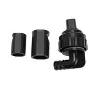 Rjrjc Ensemble de connecteurs de Sortie d'eau, avec réduction du Bruit et Conception Anti-Siphon, pour la Gestion du Mouvement de l'eau d'aquarium, Plastique 13,8 mm 20 mm 25 mm