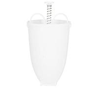 Rjrjc Machine à beignets - Accessoire de cuisson de cuisine réutilisable et antiadhésif - Plastique ABS de qualité alimentaire et acier inoxydable, 1 paquet pour les amateurs de (Blanche)