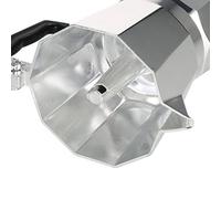 Rjrjc Percolateur à expresso en aluminium 3 tasses, design octogonal classique pour cuisinières à gaz et électrothermiques, idéal pour les restaurants et les usages domestiques