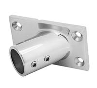 Rjrjc Raccords de Rail de Bateau, Acier Inoxydable 316 épais à 60 degrés, Base rectangulaire de 7/8 Pouces, Support de Main Courante de qualité Marine pour Yachts, navires et Bateaux