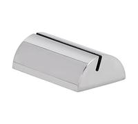 Rjrjc Support de porte-cartes, organisateur de cartes de visite, décoration de bureau en acier inoxydable exquise pour cafés, restaurants, mariages, magasins de détail, fêtes, banquets