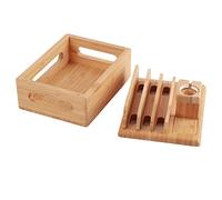 Rjrjc Support Organisateur d'appareil, Support de Montre pour Tablette de téléphone Portable, boîte de Rangement de Bureau pour la Maison et Le Bureau, 1 pièce