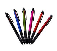 RJSQAQE Stylo à bille 3 couleurs 0,5 mm recharge fournitures scolaires marqueurs matériaux clés stylo apprentissage