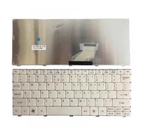 RJXDUPHT Clavier d'ordinateur Portable Blanc Compatible avec Aspire One 521 522 533 D255 D255E D257 D260 D270 AO521 532H AO532 NAV50 ZE6 ZH9