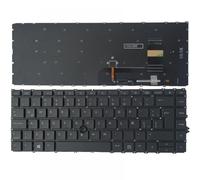 RJXDUPHT Clavier d'ordinateur Portable Compatible avec 840 G7 G8 745 G7 Canadien français CF Italien IT Latin LA NE Pas de rétro-éclairage avec bâton de pointage(Latin)