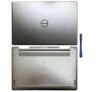 RJXDUPHT Composants de boîtier d'ordinateur Portable argentés compatibles avec la série 15D 7000 7570 7573 7580, Coque arrière LCD sans, Lunette Avant, Repose-Paume, Coque inférieure 0G3CRP(AD Cover)