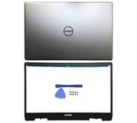 RJXDUPHT Composants de boîtier d'ordinateur Portable argentés compatibles avec la série 15D 7000 7570 7573 7580, Coque arrière LCD sans, Lunette Avant, Repose-Paume, Coque inférieure 0G3CRP(AB Cover)