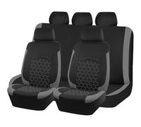 RJXGJK Ensembles de Housses de Siège pour Dacia Sandero 3/Stepway 3/Dacia Jogger 2021-2024 2025 2026, Antidérapant Doux Confortable Housse de Protection Sièges, Housse de Siège 5 Places,Grey