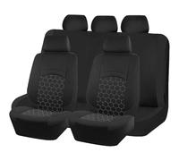 RJXGJK Ensembles de Housses de Siège pour Dacia Sandero 3/Stepway 3/Dacia Jogger 2021-2024 2025 2026, Antidérapant Doux Confortable Housse de Protection Sièges, Housse de Siège 5 Places,Black