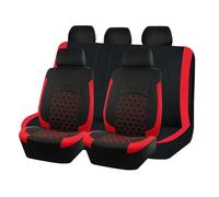 RJXGJK Ensembles de Housses de Siège pour Renault Kadjar 2015 2016 2017 2018-2022, Antidérapant Doux Confortable Housse de Protection Sièges, Housse de Siège 5 Places,Red
