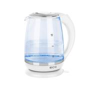 ECG Bouilloire électrique RK 2020 en verre 2,0 L Blanc