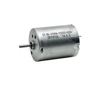 RK-370PH-15235 Micro 370 moteur DC 6V 9V 12V 16V 9200 tr/min Mini 24mm moteur à balais de carbone rond bricolage modèle de pompe à air