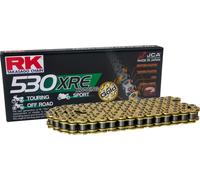 RK Gold Transmission Chain XRE 108 maillons 530 fermeture par rivets