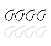 RK-HYTQWR 4 Pairs/Set Clip de Contour d'oreille avec Embout auriculaire 7mm de Rechange pour oreillette Bluetooth