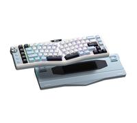 RK ROYAL KLUDGE A72 Clavier mécanique sans Ergonomique Alice, Split Ergo | Joint RGB Gaming Clavier bouton/touches macro/plaque signalétique tactile, BT/2,4G/USB-C, atténuation 5 couches, Win/Mac