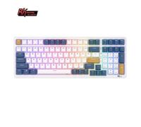 RK ROYAL KLUDGE Clavier Gamer Mécanique,Triple Mode 2,4GHz/BT5.1/USB-C 100 Touches commutateurs remplaçables,Rétroéclairé RVB