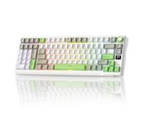 RK ROYAL KLUDGE L98 Clavier mécanique sans Fil avec pavé numérique Southpaw | Clavier de jeu à joint gauche avec bouton, Tri-mode 95% clavier remplaçable à chaud BT/2.4G/USB-C, batterie massive 8000mAh