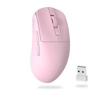 RK ROYAL KLUDGE M30 Souris sans Fil Gamer avec Capteur PixArt PAW3311, 41g Ultraléger, Polling Rate 1000Hz, BT/2.4G/Souris de Jeu Filaire, Batterie 250mAh, 5 Programmable Buttons, Pink