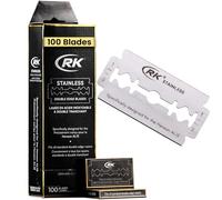 RK Shaving Double Edge Razor Blade - 100 pack - designed for the Henson AL13 (100)