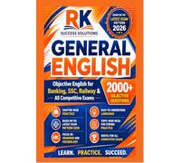 RK Success Solutions - General English: Objective English for Banking, SSC, Railway & All Competitive Exams