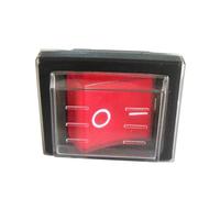 RK1-01 Waterproof Rocker Switches 16A 4Pins ON-OFF DPST Inverter Welding Machine Coffee Maker Switch Red Light, 2-Pack NWPNLXEA