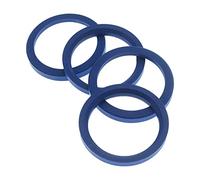 RKC 4 anneaux de centrage de jante en plastique bleu 72,0 x 57,1 mm, fabriqués en Allemagne