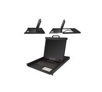 StarTech Console KVM 1U 16 ports écran LCD 19" intégrée câbles 1,82 m