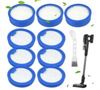 Rkixlix 10 Kit Filtres pour AEG 7000, 6 Mousse + 3 Maille + Brosse