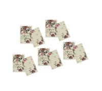 RKJRTK 10 cartes postales d ' invitation, Rose skull