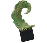RKJRTK Accent de Maison Unique avec Art Abstrait Moderne, Green Single