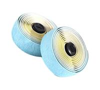 RKJRTK Bande de Guidon de vélo Absorbant Les Chocs, Blue and Yellow | Bande de tige de poignée respirante pour vélos de route, confort et sécurité pendant les longs cycles de