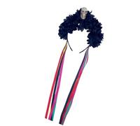 RKJRTK Bandeau crâne fait main fille sorcière couvre-chef crâne fleurs sombres mascarades Halloween fête sorcière bandeaux pour hommes
