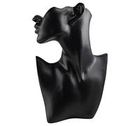 RKJRTK Buste Boucle d'oreille Présentoir Résine Mannequin Collier Boucle d'oreille Présentoir pour Tête Buste Support pour Pendentif Bijoux Présentoir pour Magasin Vente au détail