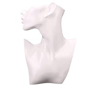 RKJRTK Buste Boucle d'oreille Présentoir Résine Mannequin Collier Boucle d'oreille Présentoir pour Tête Buste Support pour Pendentif Bijoux Présentoir pour Magasin Vente au détail