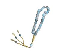RKJRTK Chapelet islamique avec 33 perles, Tasbih en verre pour la prière et la pleine conscience chez les hommes et les femmes, perles de méditation, perles de verre, chaîne de main, taille unique