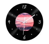 RKJRTK Horloge Murale rétro silencieuse de 30 cm pour Le, B