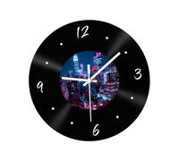 RKJRTK Horloge Murale rétro silencieuse de 30 cm pour Le, C, A