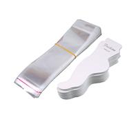 RKJRTK Lot de 100 bracelets de cheville en papier avec affichage de cartes et bijoux - Vide - Porte-cartes - Présentoir pour bijoux - Présentoir à bijoux