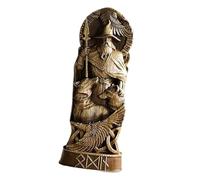 RKJRTK Statues de Dieu en résine Thors/Loki/Freyja Figurines de, A, H