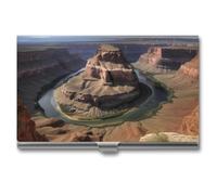 RKJVB Grand Canyon Arizona - Porte-cartes de visite fin professionnel pour cartes de visite - Organisateur de cartes de visite minimaliste pour homme et femme, Grand Canyon Arizona, 3,7 x, Grand
