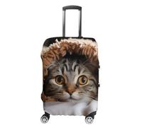 RKJVB Housse de bagage anti-rayures - Couverture lavable et élastique pour valise de voyage, Couverture pour chat, M