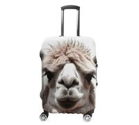 RKJVB Housse de protection anti-rayures pour valise, alpaga lama, lavable, élastique, housse de protection pour bagages de voyage, Lama drôle d'alpaga, M
