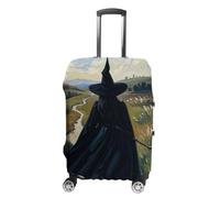 RKJVB Housse de protection pour valise, anti-rayures, lavable et élastique, housse de protection pour bagages de voyage, La sorcière des ténèbres, L
