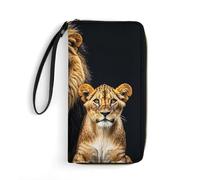 RKJVB Portefeuille long multi-poches en cuir pour femme avec poche zippée pour le shopping, le travail, 19,7 x 10,5 cm, moderne, Style :, 19.7x10.5cm, Moderne