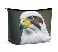 RKJVB Spear Falcon Trousse de maquillage portable avec aigle blanc pour femme - Trousse de toilette étanche - Grande trousse de maquillage esthétique pour voyage et travail - Taille unique, Style :,