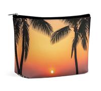 RKJVB Sunrise of on The Sea Trousse de maquillage portable étanche pour femme - Grande trousse de maquillage esthétique pour voyage, travail, style - Taille unique, Style :, Taille unique